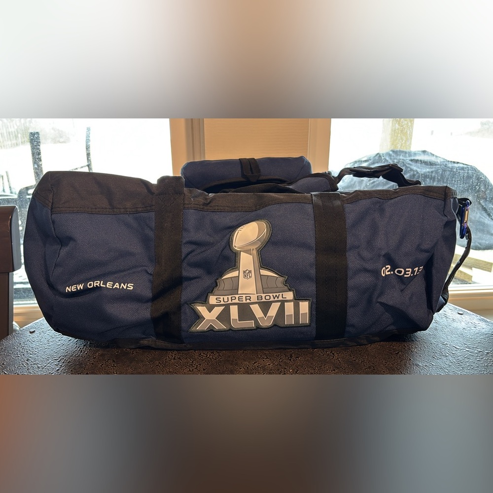 Super Bowl XLVII New Orleans Blue Carry All Bag